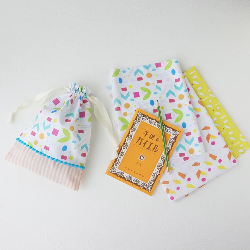 花 音符とお花（ハーモニー）音符・花柄- 布・生地の通販サイト