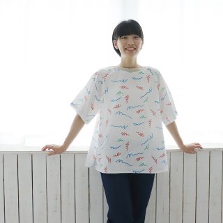 【ホームソーイング型紙シリーズ】No.019_布帛（ふはく）Tシャツ