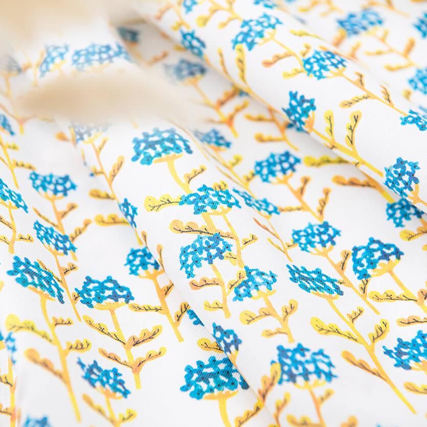 群生（アンティークブルー） - 生地と型紙の通販サイト：nunocoto fabric