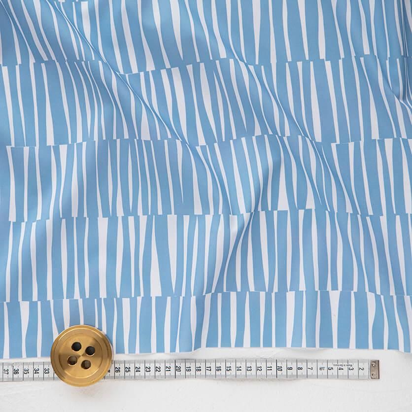 Tatami(ミスティブルー)北欧・ストライプ柄- 布・生地の通販サイト Tatami(ミスティブルー)北欧・ストライプ柄- 布・生地の通販サイト