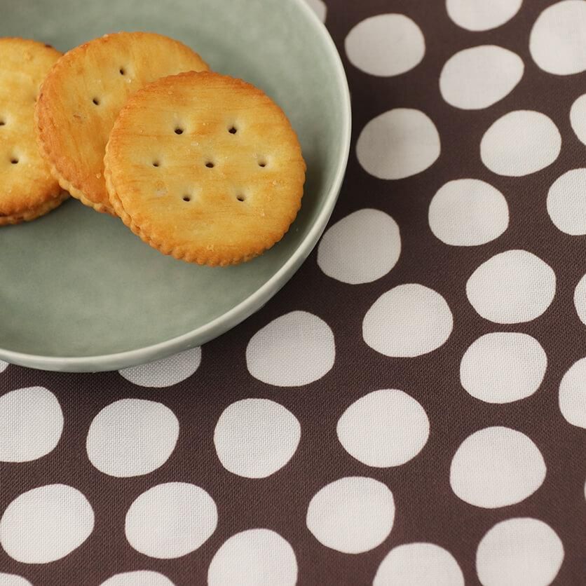 しらたま（あずき）水玉・ドット柄- 布・生地の通販サイト：nunocoto