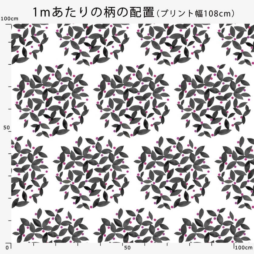 orchard（ホワイト×グリーン） - 生地と型紙の通販サイト：nunocoto fabric