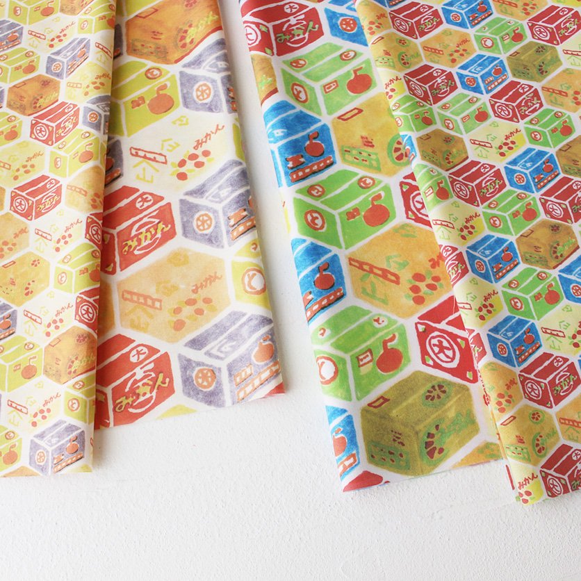 みかん箱（ビビット）mini - 布・生地の通販サイト：nunocoto fabric