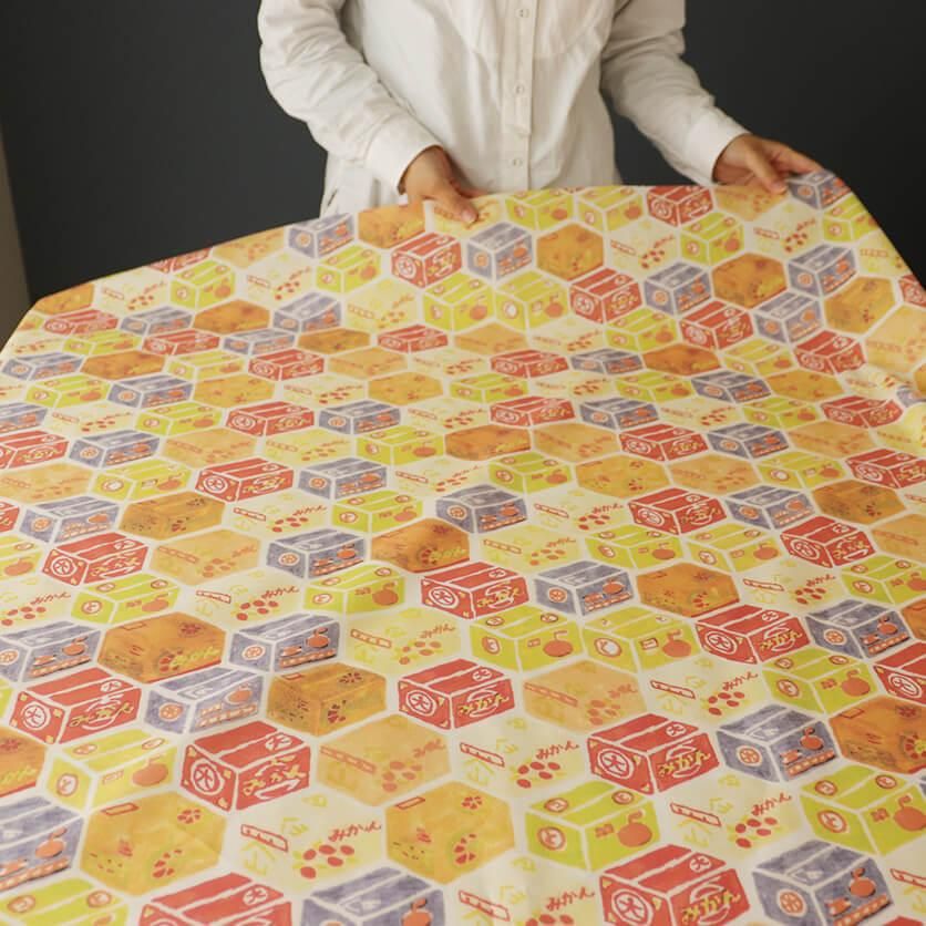 みかん箱（レトロ） - 生地と型紙の通販サイト：nunocoto fabric