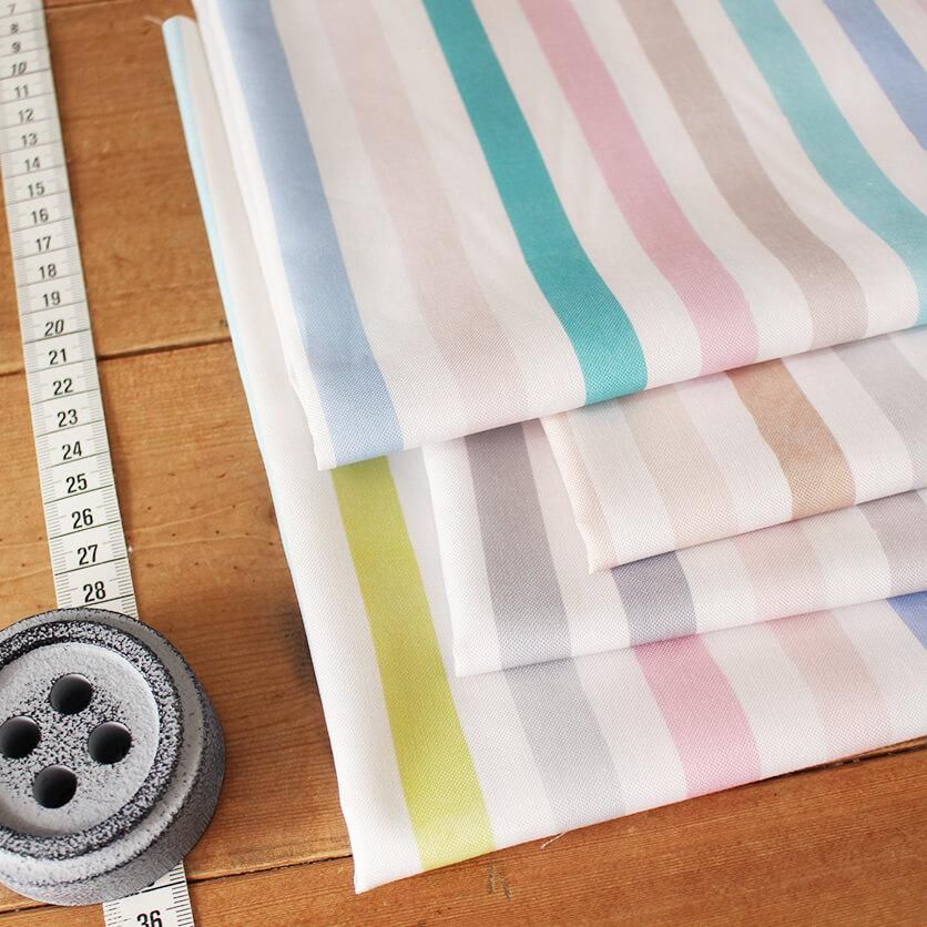 なれっじオーダーページ Coordinate Stripes（グレイ）ストライプ柄- 布・生地の通販サイト