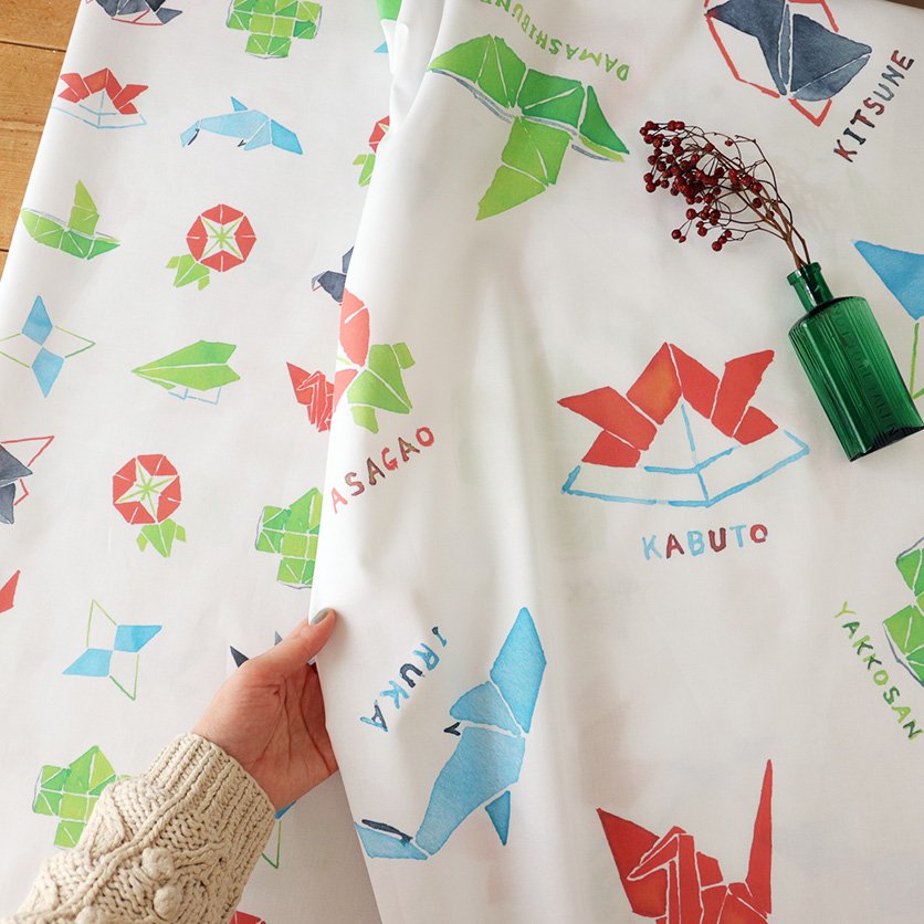 ORIGAMI おりがみ柄- 布・生地の通販サイト：nunocoto fabric
