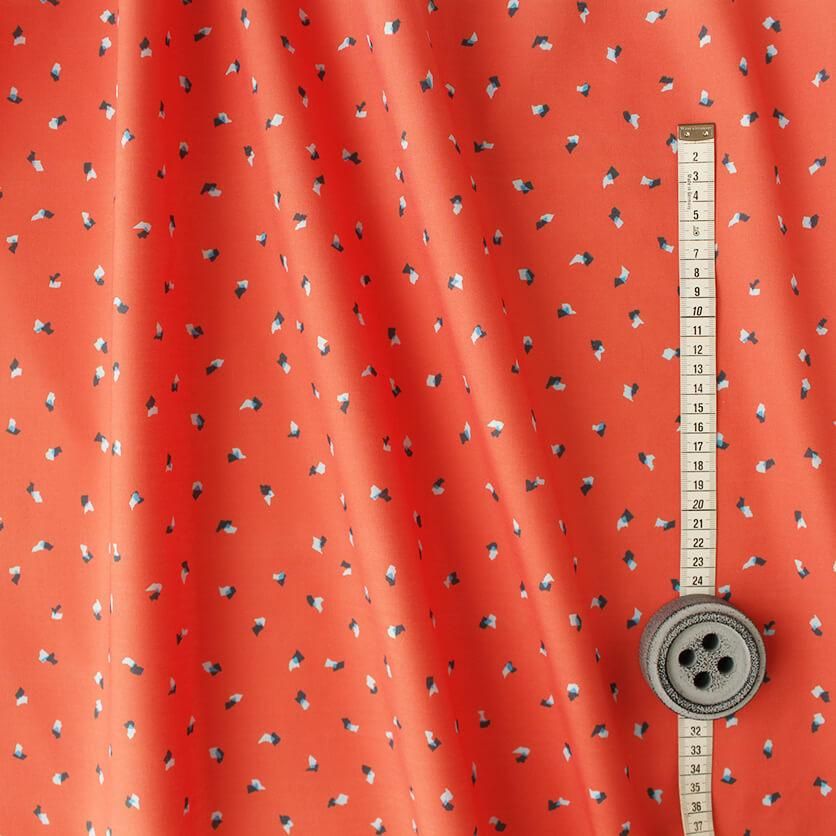 不思議生命体（サンレッド）水玉・ドット柄- 布・生地の通販