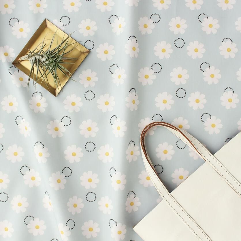 ガーゼケットオーダー⭐︎ドットリボンピンク Little Flower Field（ピンク）水玉・ドット柄- 布・生地の通販