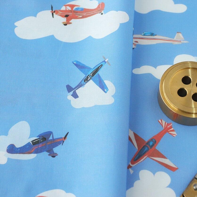 飛行機 のりもの柄- 布・生地の通販サイト：nunocoto fabric