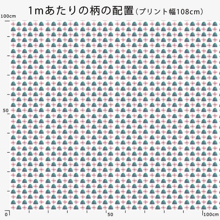 山の花 花柄- 布・生地の通販サイト：nunocoto fabric