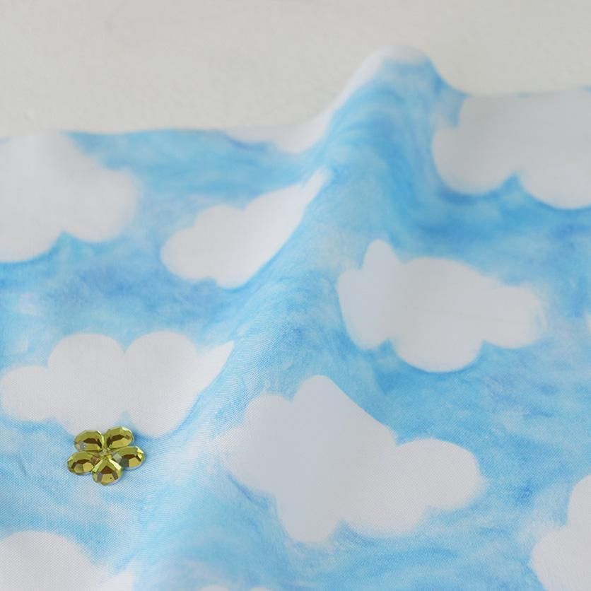 もくもくも くも柄- 布・生地の通販サイト：nunocoto fabric