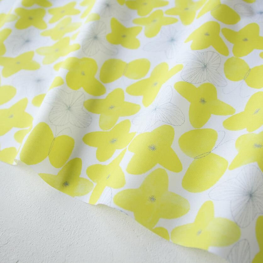 なばなとちょう 花柄- 布・生地の通販サイト:nunocoto fabric なばなとちょう 花柄- 布・生地の通販サイト:nunocoto fabric