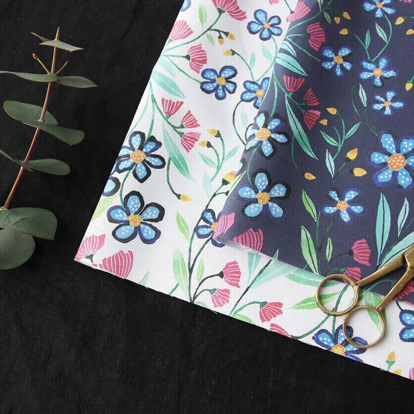 花柄生地♡確認ページ Fleur（midday）花柄- 布・生地の通販サイト：nunocoto fabric