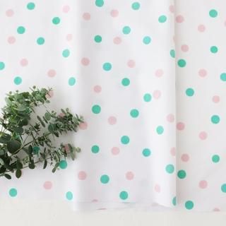 Dots×Dots!（ブルー＆イエロー）ドット（水玉）柄- 布・生地の