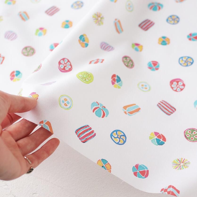 飴 スイーツ・パン柄- 布・生地の通販サイト：nunocoto fabric