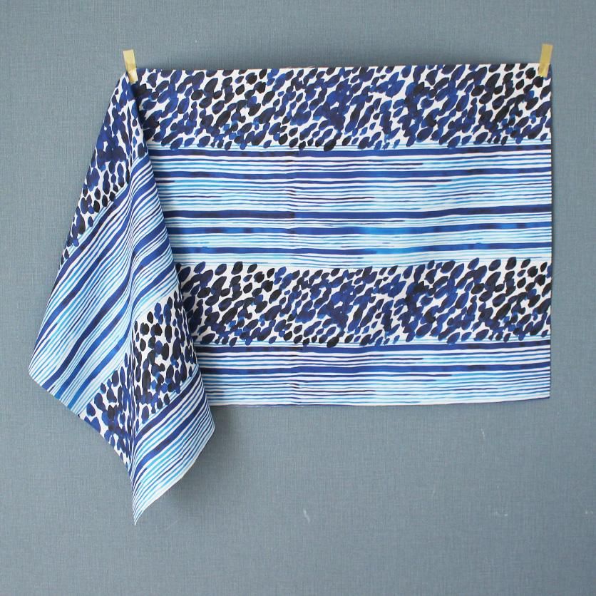 海の原ページ 大海原（ブルー）海柄- 布・生地の通販サイト：nunocoto fabric