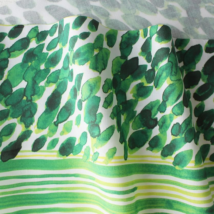 大海原（グリーン）海柄- 布・生地の通販サイト：nunocoto fabric