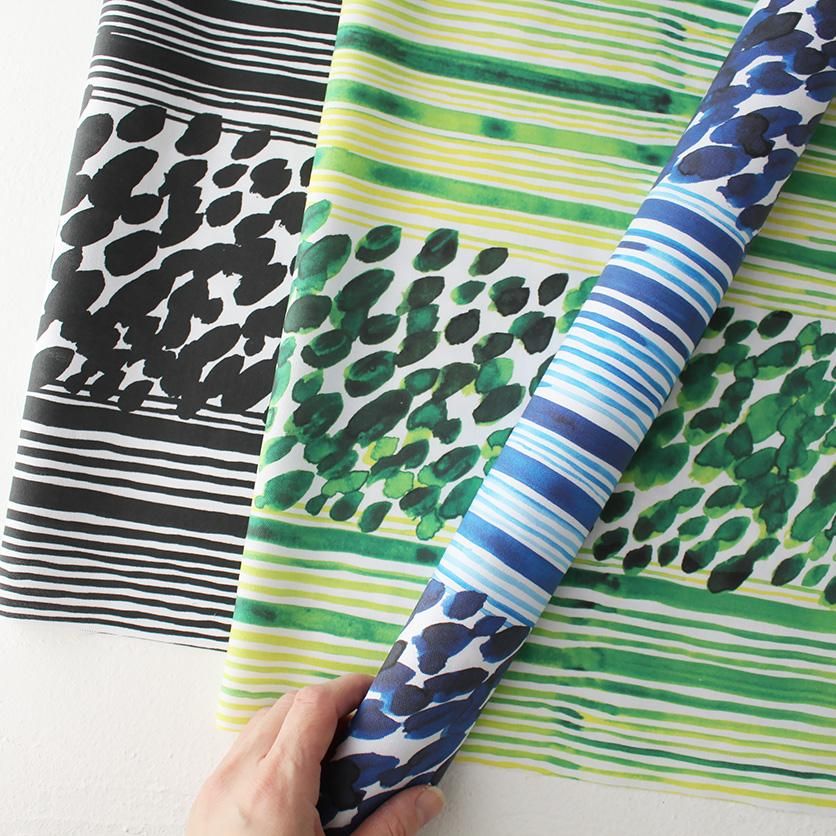 大海原（グリーン）海柄- 布・生地の通販サイト：nunocoto fabric