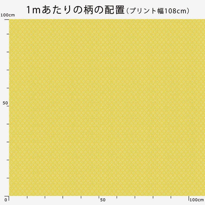 変わり水玉（ライトブルー）花柄- 布・生地の通販サイト