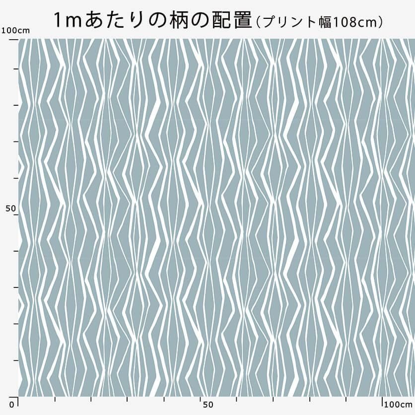 ジグザグ（ベージュ）幾何学模様- 布・生地の通販サイト