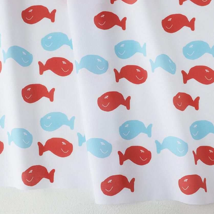 まるっこいさかな 魚柄- 布・生地の通販サイト：nunocoto fabric