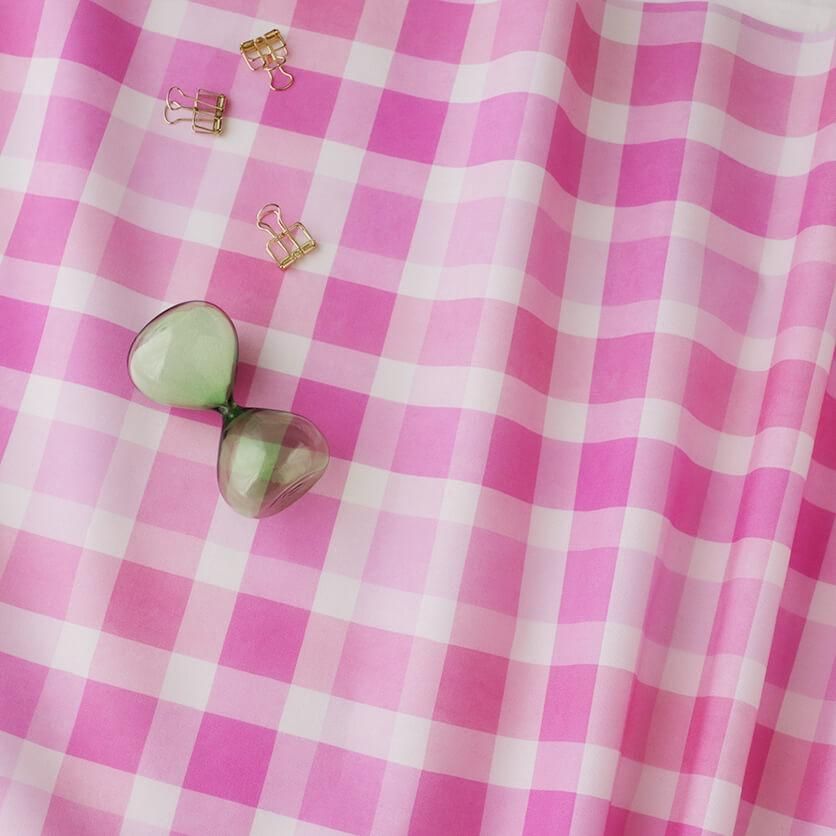 アイカツオンパレード チェックチェリーピンク