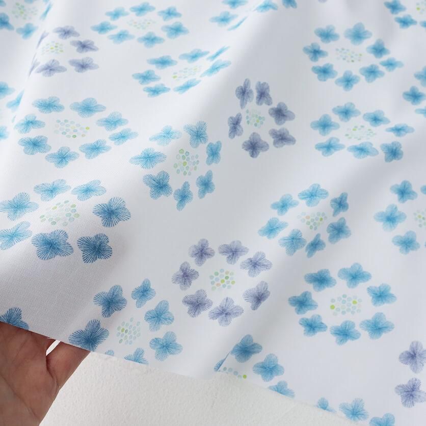がくあじさい 花柄- 布・生地の通販サイト：nunocoto fabric