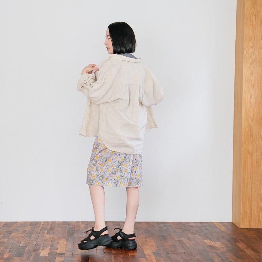 ゆったり湯上りキュロットパンツ