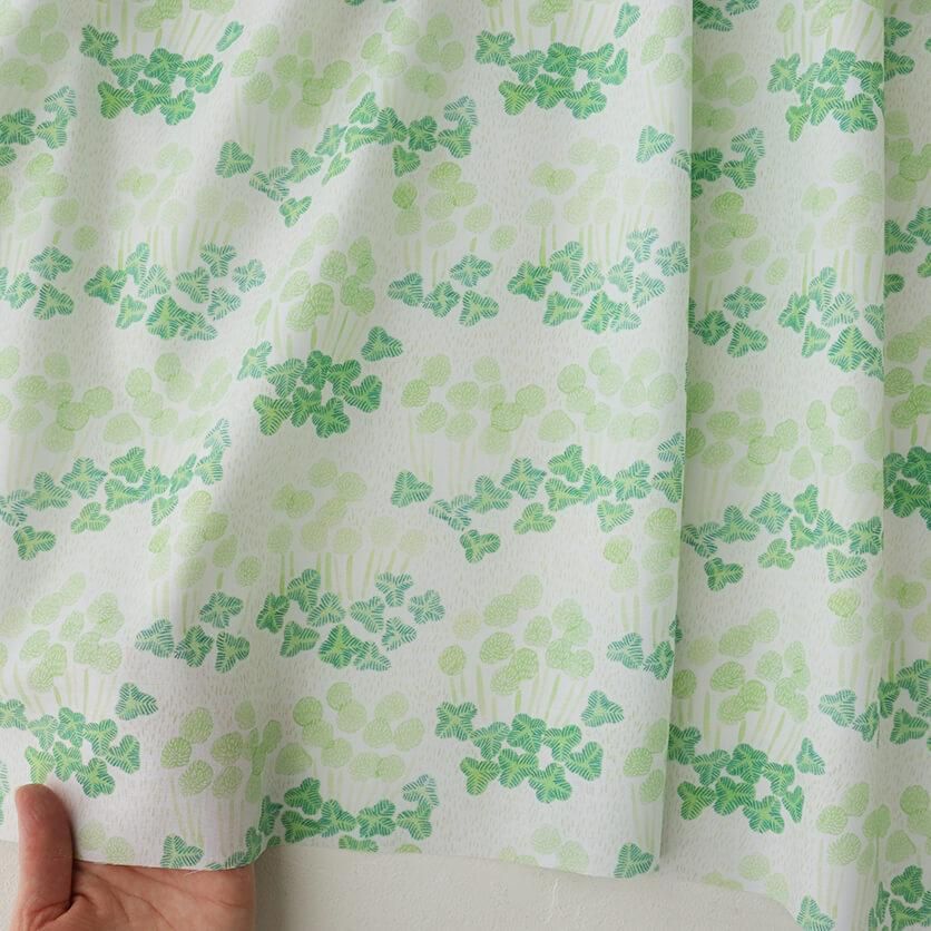 しろつめくさ 花柄- 布・生地の通販サイト：nunocoto fabric