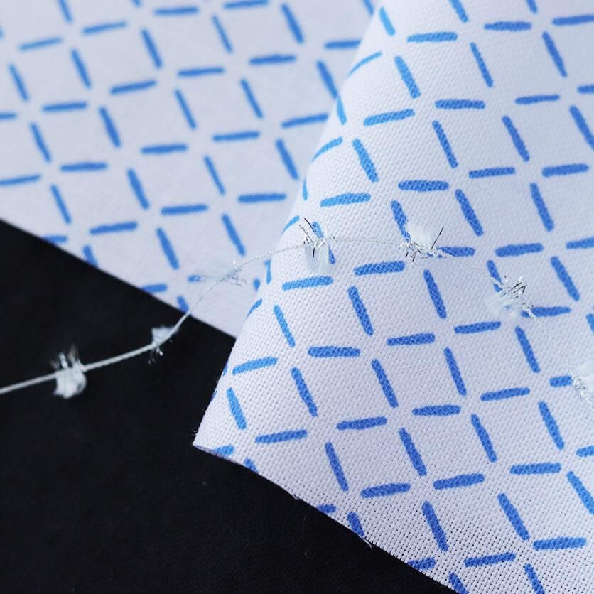 刺し子トレリス（ブルーライン）チェック柄- 布・生地の通販サイト