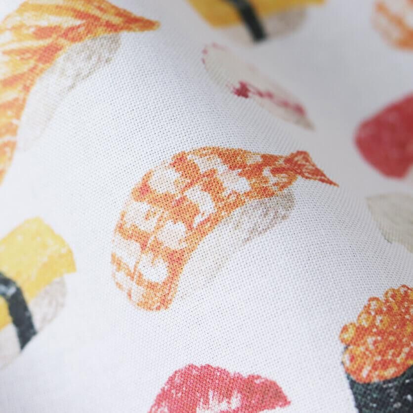 すしページ 寿司 すし柄- 布・生地の通販サイト：nunocoto fabric