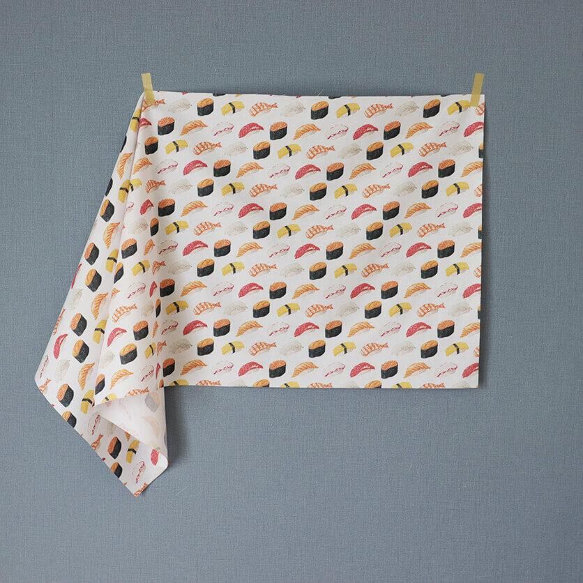 寿司 すし柄- 布・生地の通販サイト：nunocoto fabric