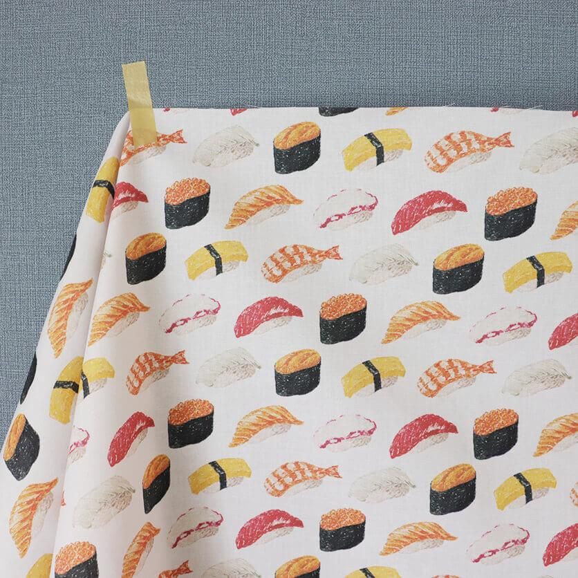 寿司 すし柄- 布・生地の通販サイト：nunocoto fabric