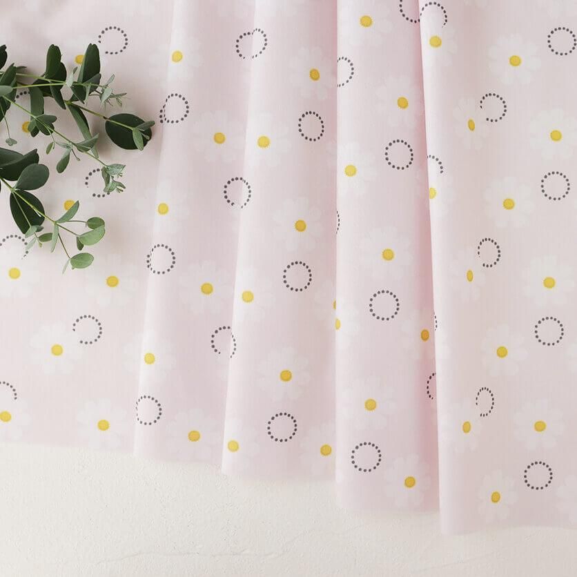 【水玉ページ】 Little Flower Field（ピンク）水玉・ドット柄- 布・生地の通販