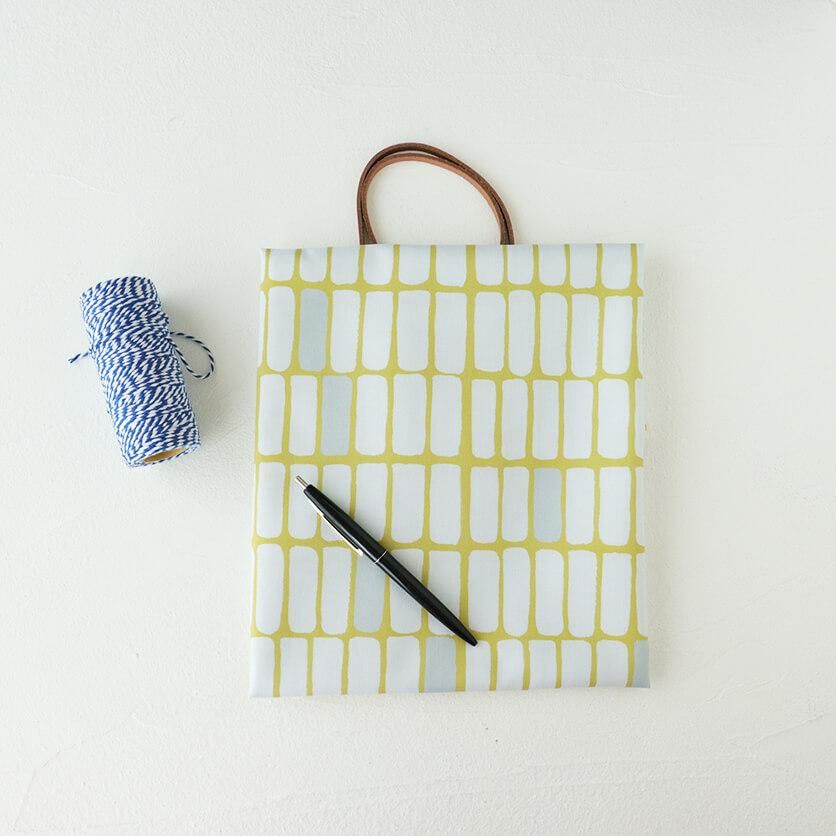 Tile（マスタード×ホワイト）チェック柄- 布・生地の通販サイト