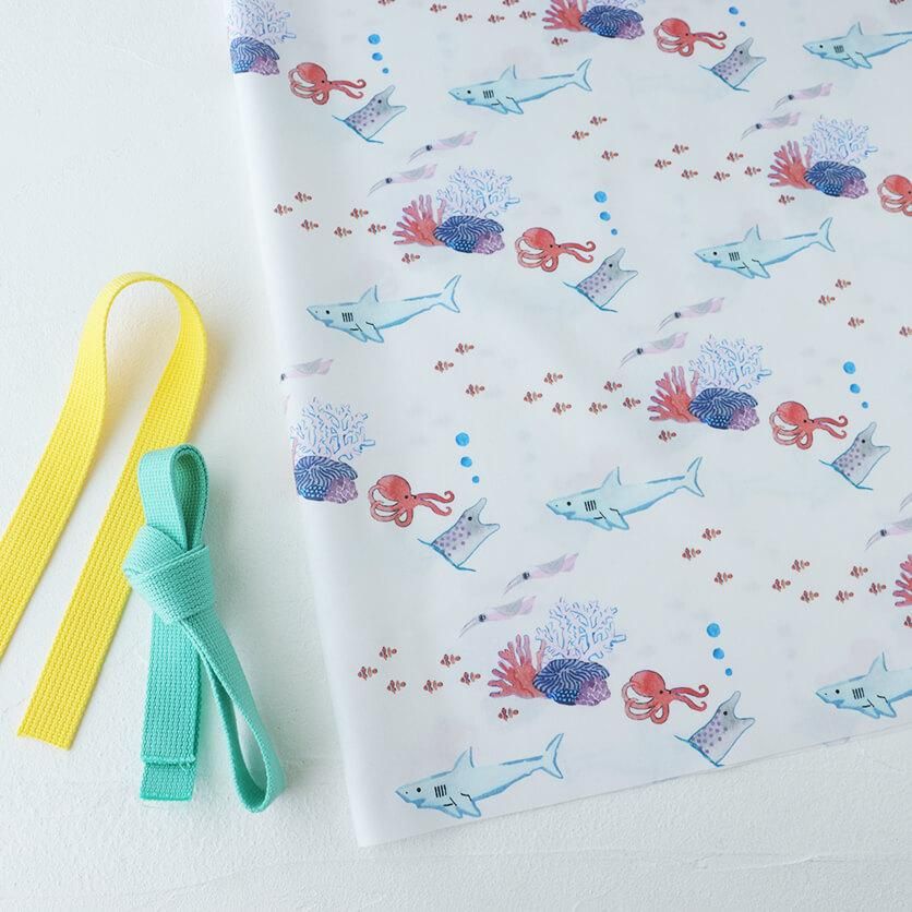 Ocean Fellowship 魚柄- 布・生地の通販サイト：nunocoto fabric