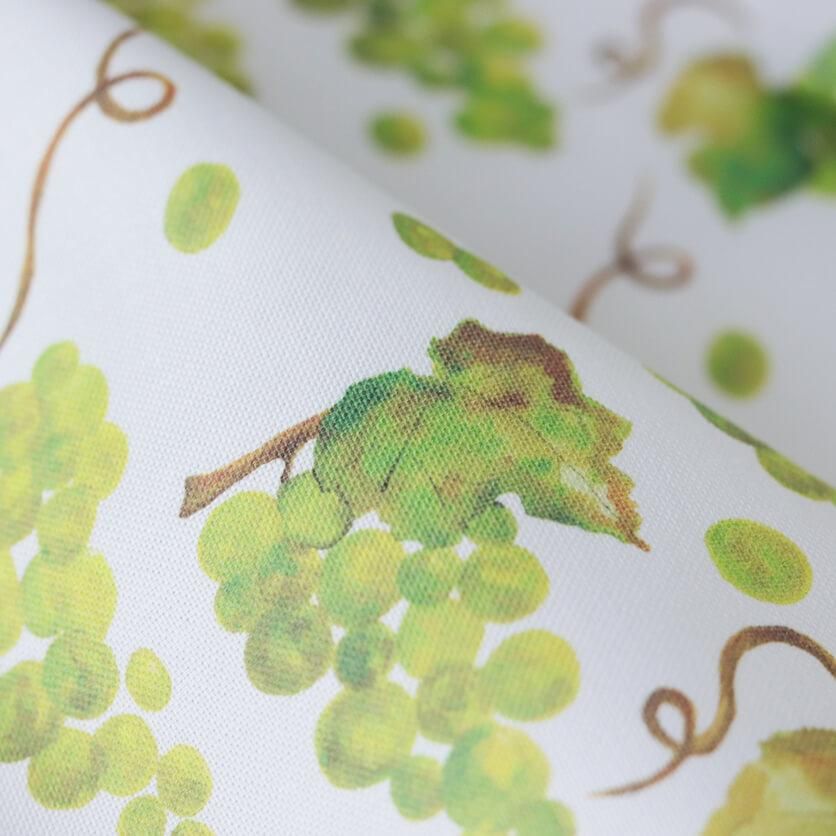 ぶどうの房（マスカット）フルーツ柄- 布・生地の通販サイト：nunocoto