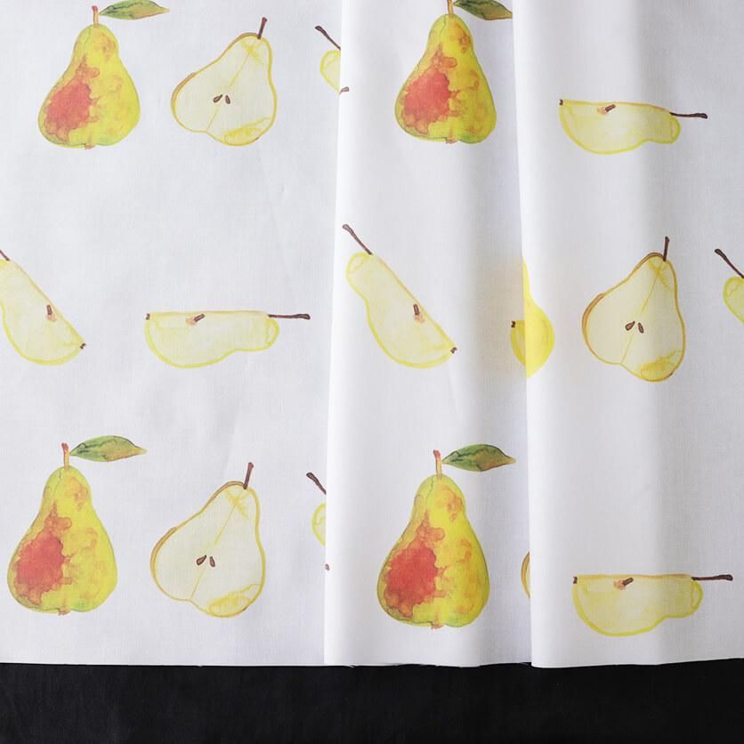 洋梨 フルーツ柄- 布・生地の通販サイト：nunocoto fabric