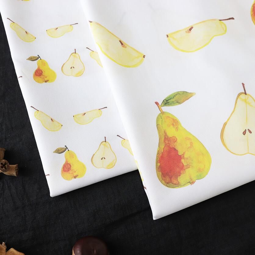 Yourelia　生地合わせ 洋梨 フルーツ柄- 布・生地の通販サイト：nunocoto fabric