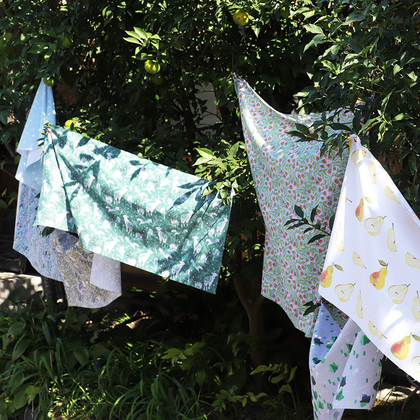 洋梨 フルーツ柄- 布・生地の通販サイト：nunocoto fabric