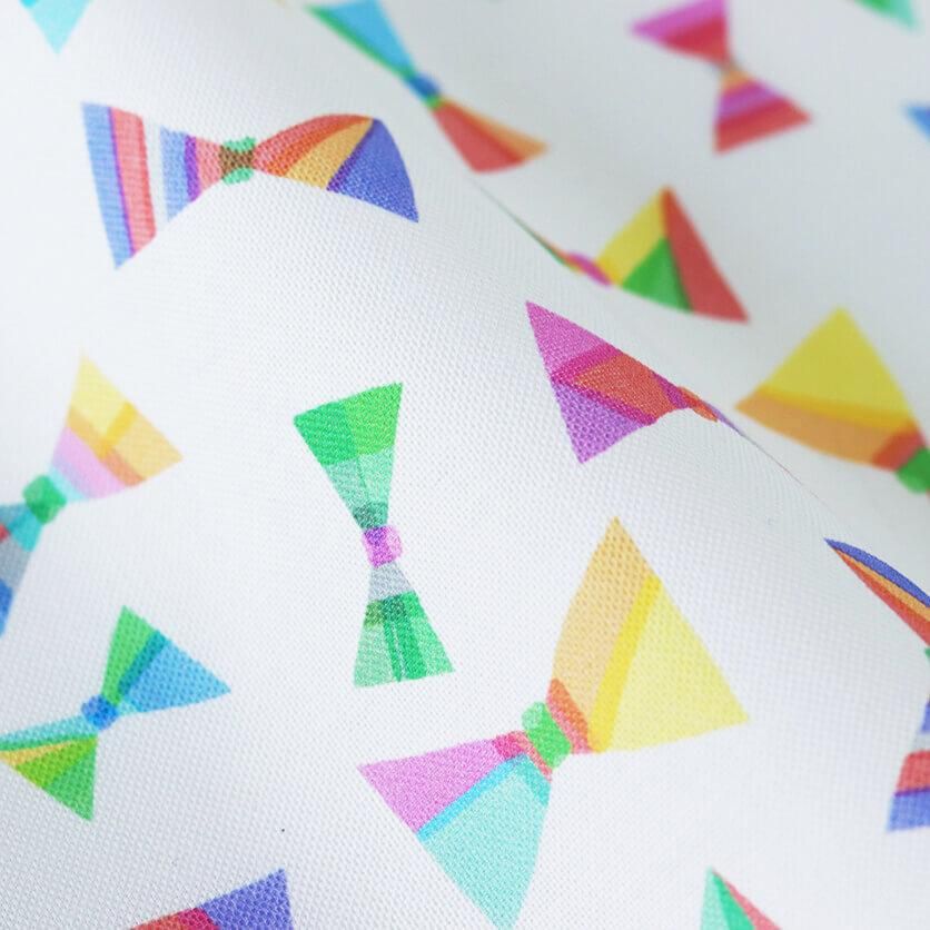 花柄リボンデザインブランケット アウトレット】エコブランケット（再生PET） ミニ｜ノベルティ