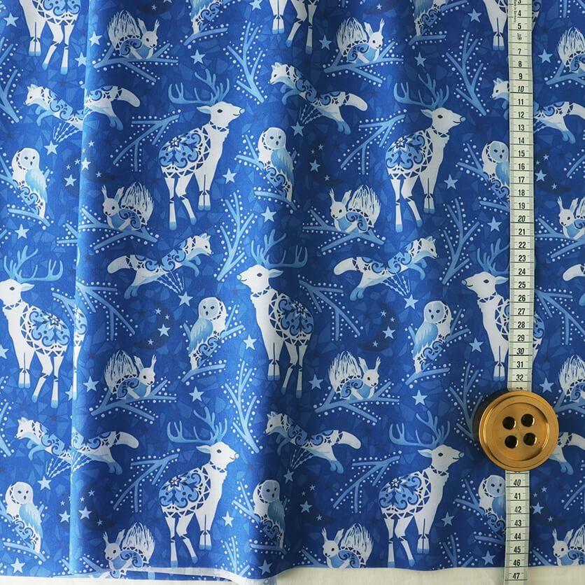 winterwonderland（クリスタル）動物柄- 布・生地の通販サイト