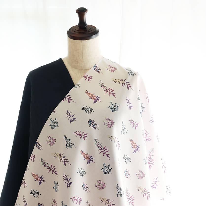 野の花たち(ホワイト)花柄- 布・生地の通販サイト:nunocoto fabric 野の花たち(ホワイト)花柄- 布・生地の通販サイト:nunocoto fabric