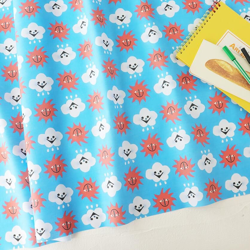 Sun&Cloud 天気柄- 布・生地の通販サイト：nunocoto fabric