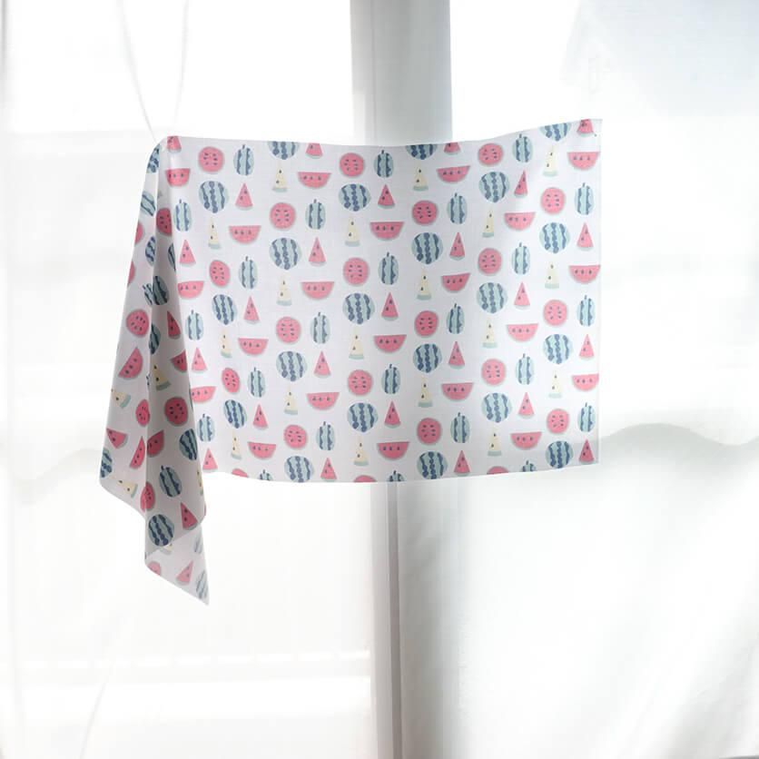 ハンドメイドおめかしスモックフリル　110 スイカ ハンドメイドおめかしスモックフリル 110 スイカ