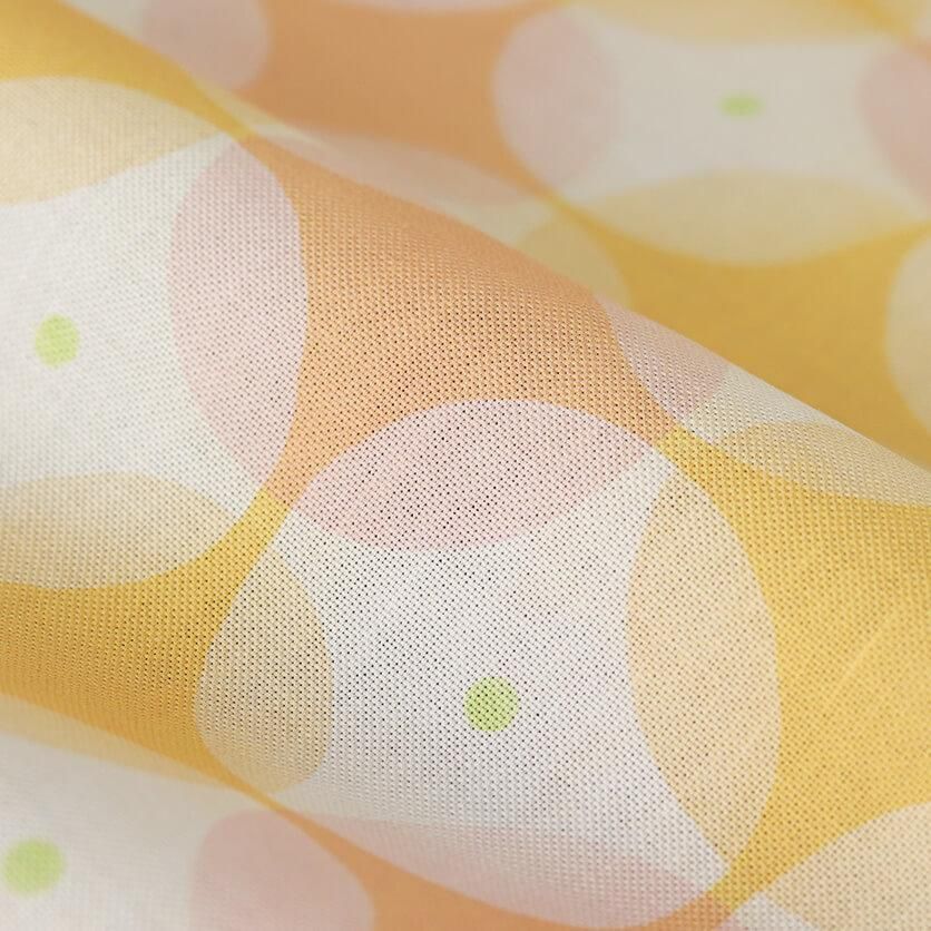 七宝つなぎ(ライトオレンジ)幾何学模様- 布・生地の通販サイト 七宝つなぎ(ライトオレンジ)幾何学模様- 布・生地の通販サイト