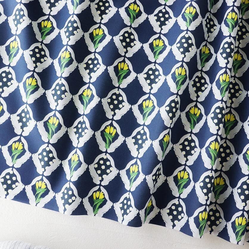 夜うさぎ うさぎ柄- 布・生地の通販サイト：nunocoto fabric