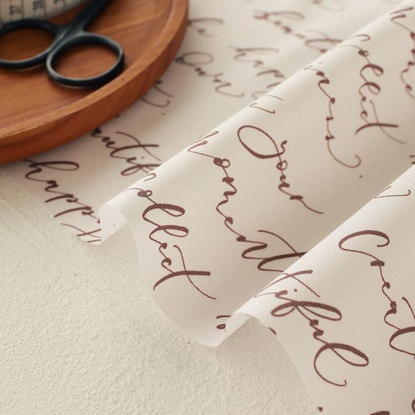 Message for you（モーヴピンク）アルファベット柄- 布・生地の通販