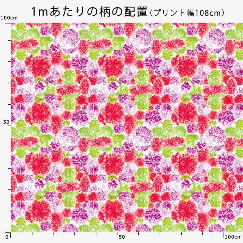 She is（レインボー）水玉・ドット柄- 布・生地の通販サイト
