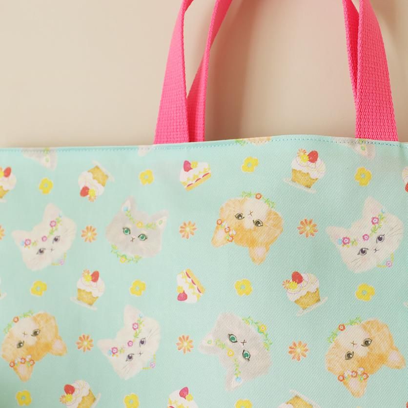 入園・入学グッズ手作りキット（6点セット）ねこちゃんのケーキ